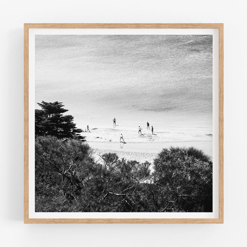 Lisa Atkinson - Beach Cricket, Mills Beach (SQ) – Limited Edition Fine Art Print