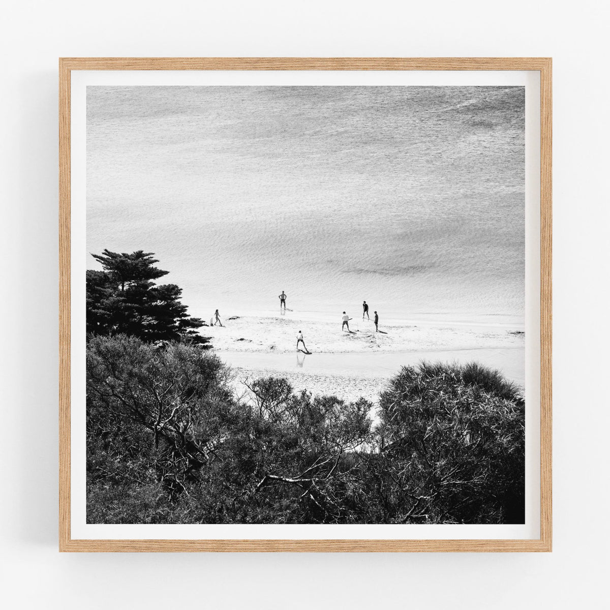 Lisa Atkinson - Beach Cricket, Mills Beach (SQ) – Limited Edition Fine Art Print