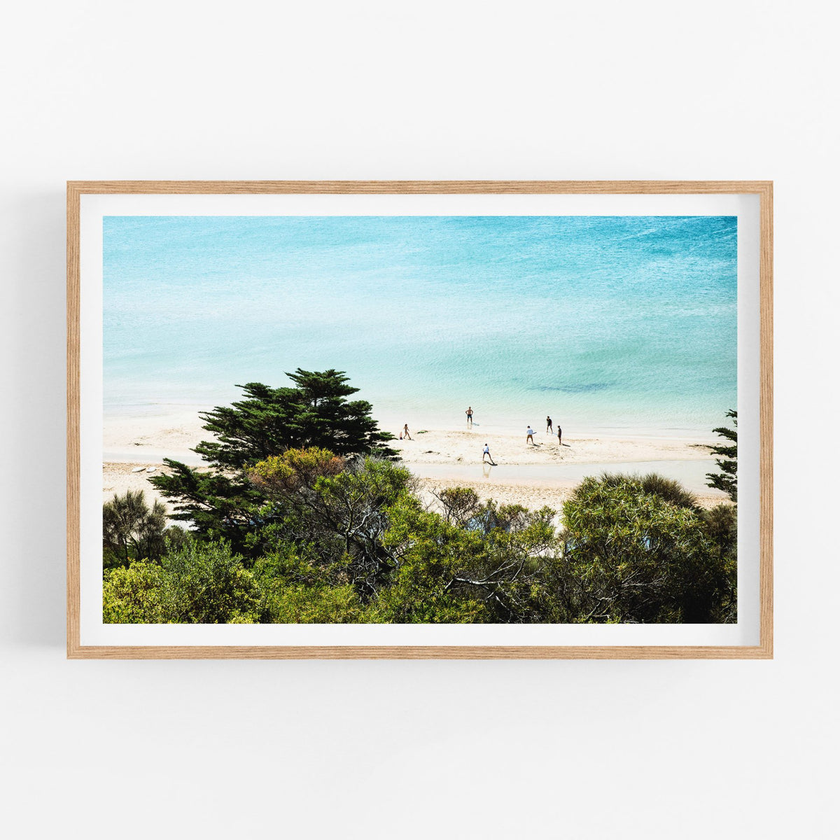 Lisa Atkinson - Beach Cricket, Mills Beach (Colour) – Limited Edition Fine Art Print
