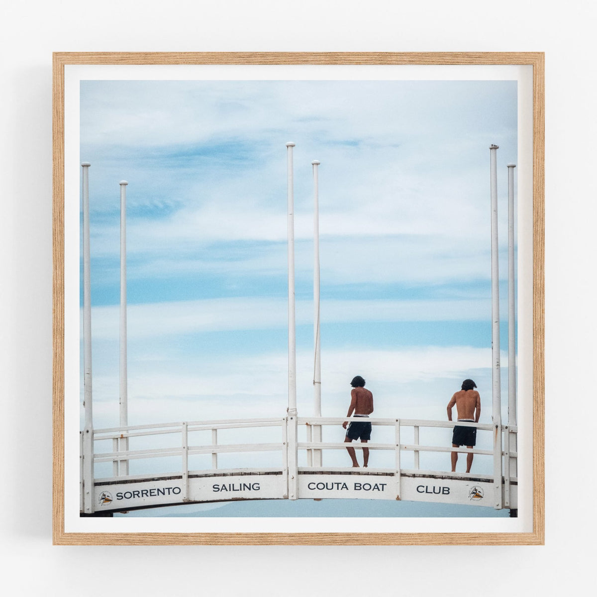 Lisa Atkinson - Couta Boys, Sorrento (Sq) – Limited Edition Fine Art Print