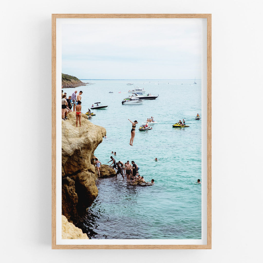 Lisa Atkinson - Geronimo! Mount Martha Pillars 2021 – Limited Edition Fine Art Print