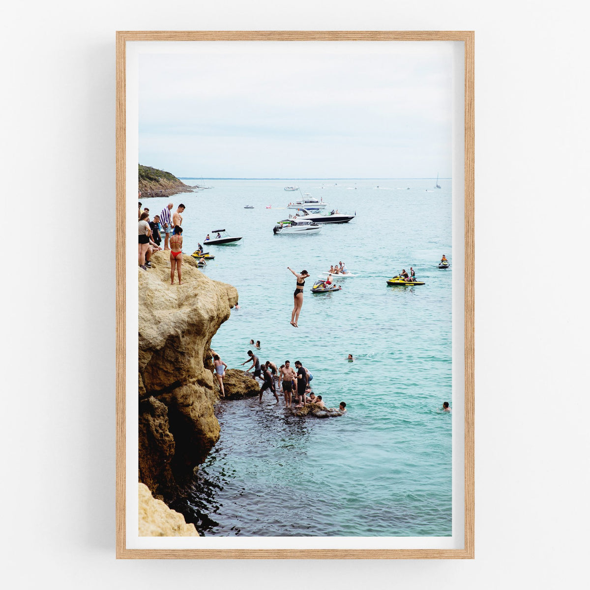 Lisa Atkinson - Geronimo! Mount Martha Pillars 2021 – Limited Edition Fine Art Print