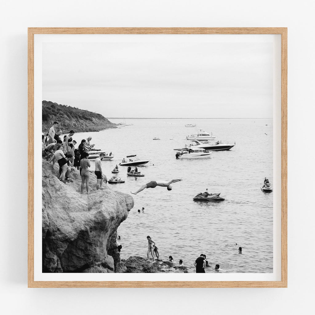 Lisa Atkinson - Flipping Out, Mount Martha Pillars SQ – Limited Edition Fine Art Print