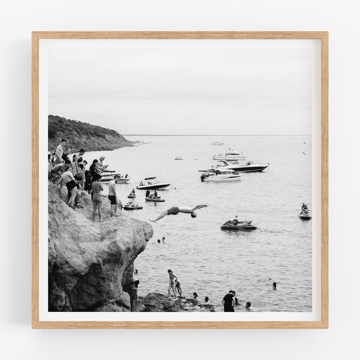 Lisa Atkinson - Flipping Out, Mount Martha Pillars SQ – Limited Edition Fine Art Print