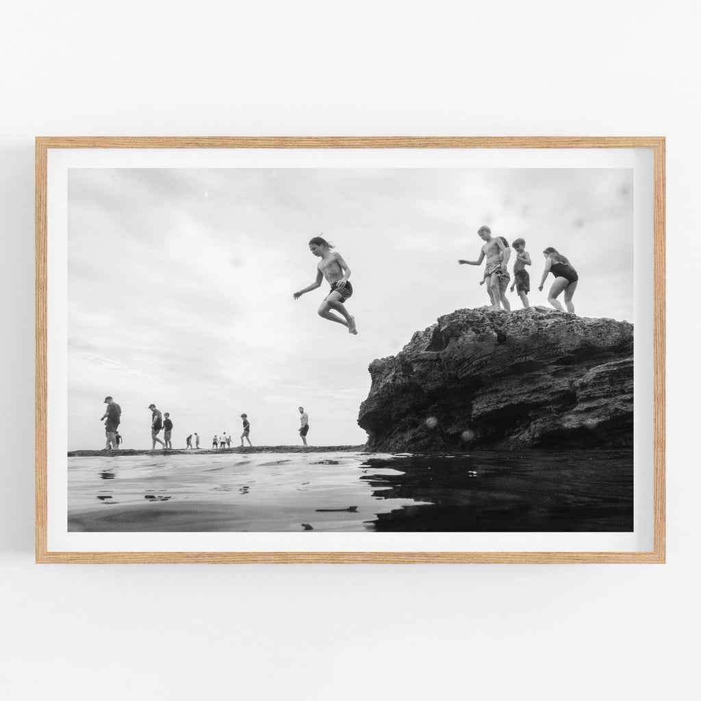 Lisa Atkinson - Jumping for Joy, Sorrento Back Beach 2021 – Limited Edition Fine Art Print