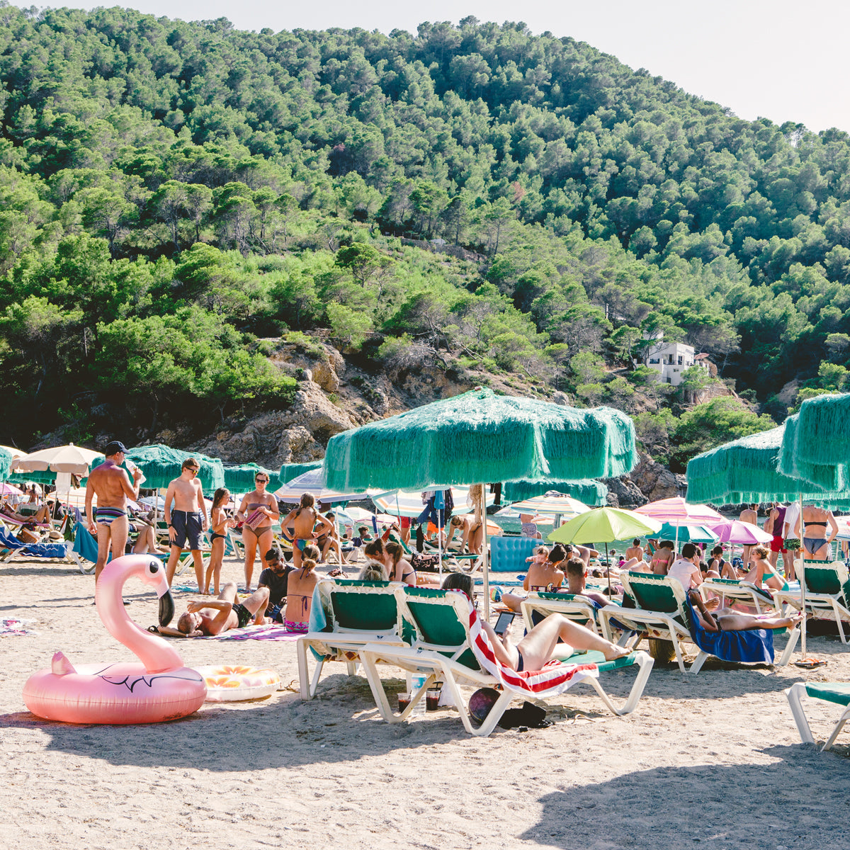 Pink Flamingo Ibiza - Square - CARLA COULSON