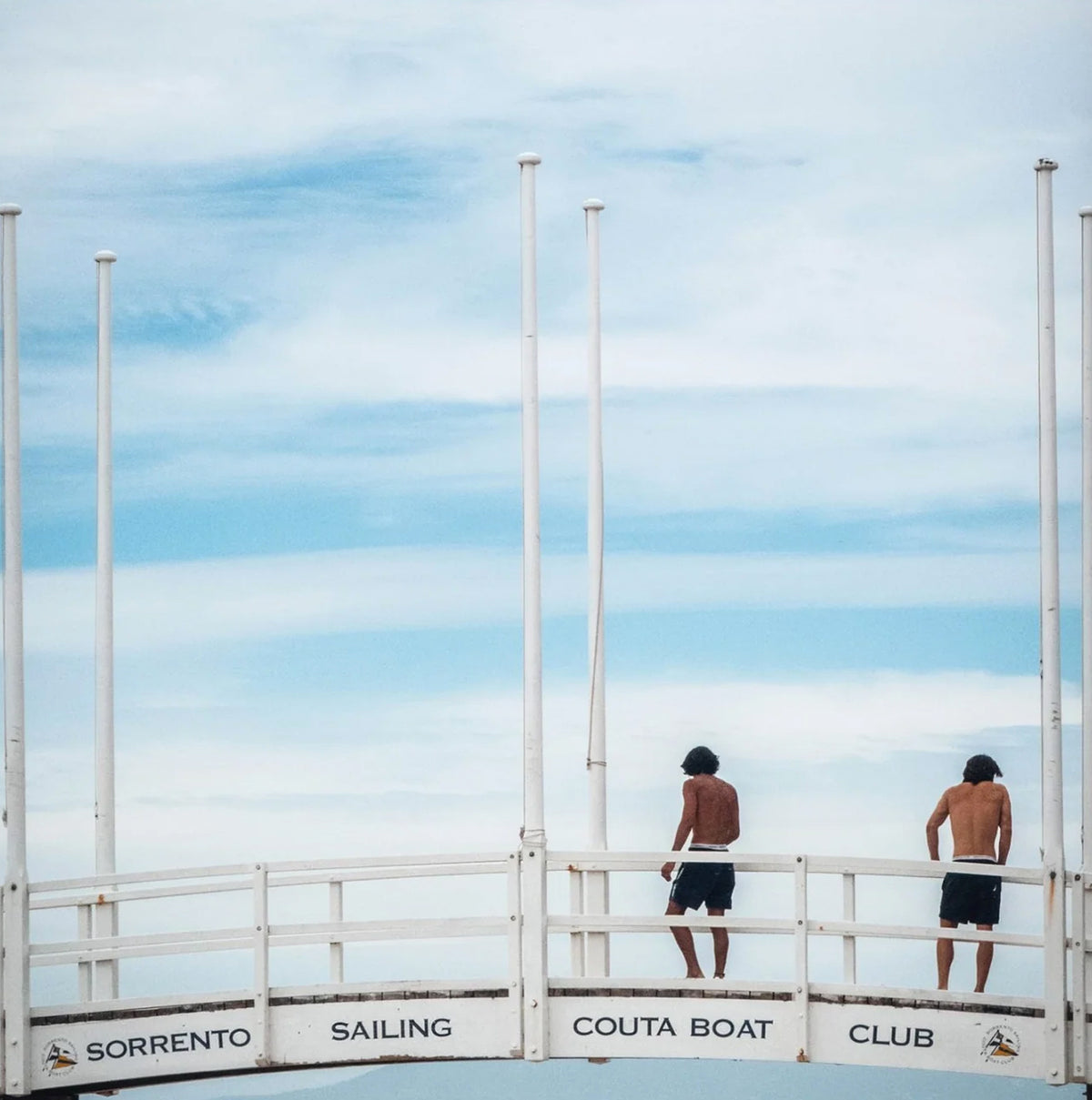 Lisa Atkinson - Couta Boys, Sorrento (Sq) – Limited Edition Fine Art Print