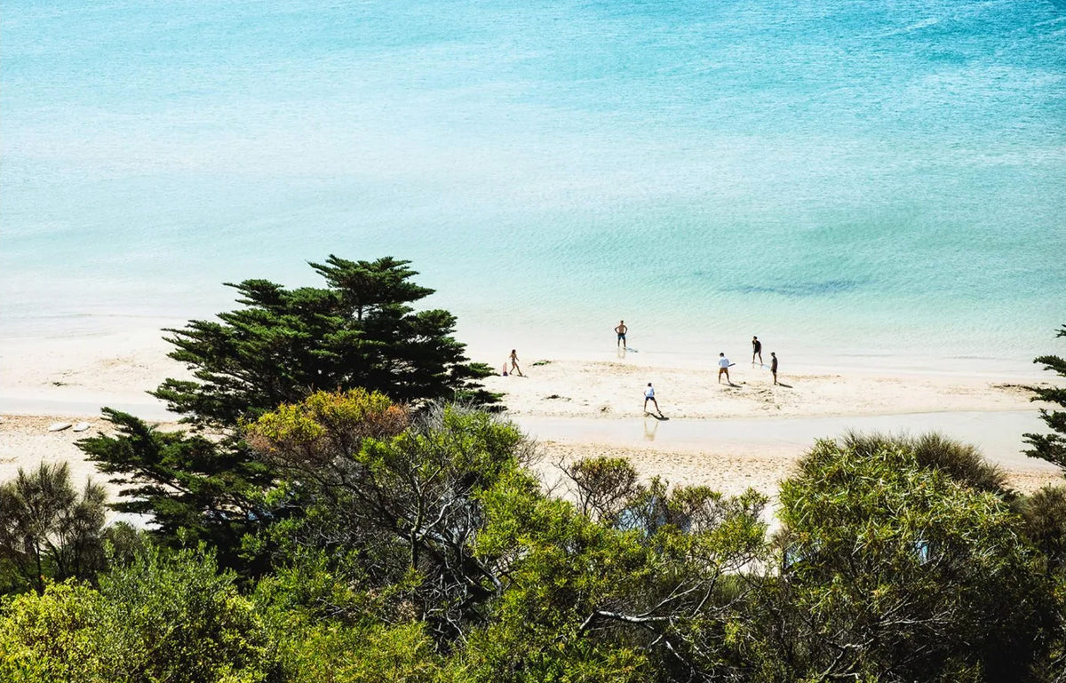 Lisa Atkinson - Beach Cricket, Mills Beach (Colour) – Limited Edition Fine Art Print