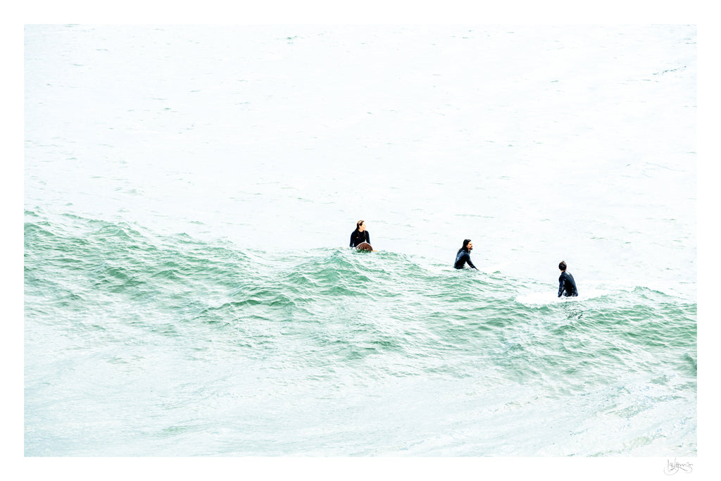 Lisa Atkinson -PANDANUS LOVE   Byron Bay – Noosa -Waiting, The Pass, Byron Bay 2024 – Limited Edition Fine Art Print
