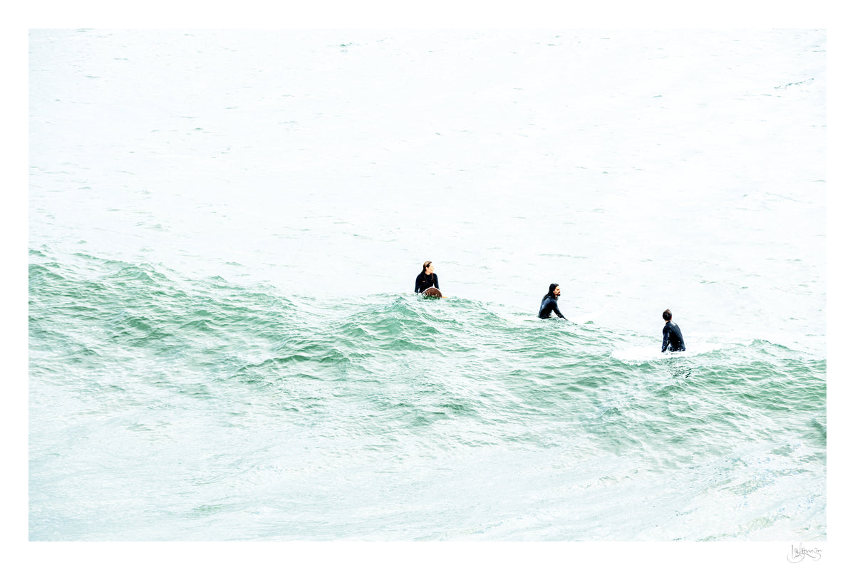 Lisa Atkinson -PANDANUS LOVE   Byron Bay – Noosa -Waiting, The Pass, Byron Bay 2024 – Limited Edition Fine Art Print