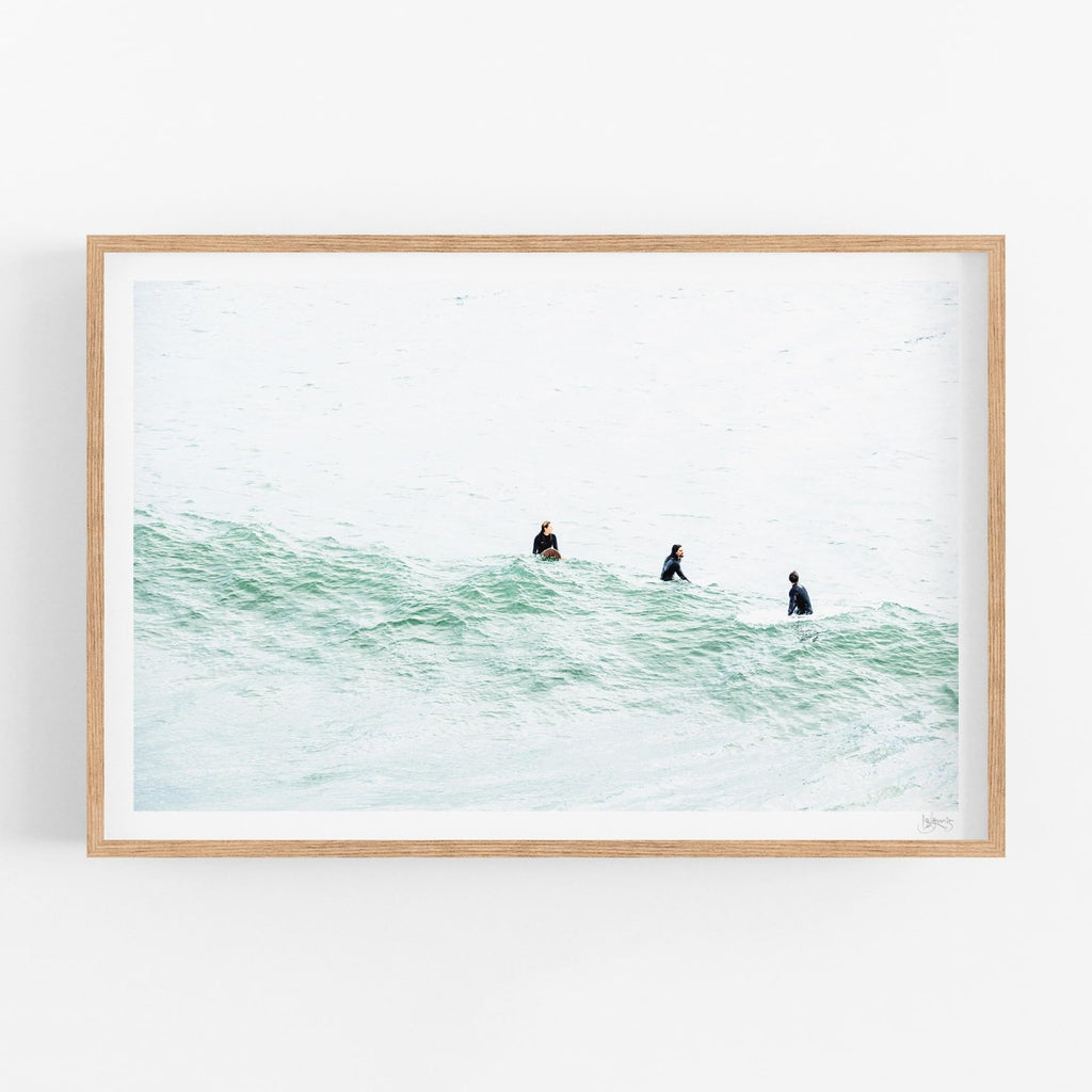 Lisa Atkinson -PANDANUS LOVE   Byron Bay – Noosa -Waiting, The Pass, Byron Bay 2024 – Limited Edition Fine Art Print