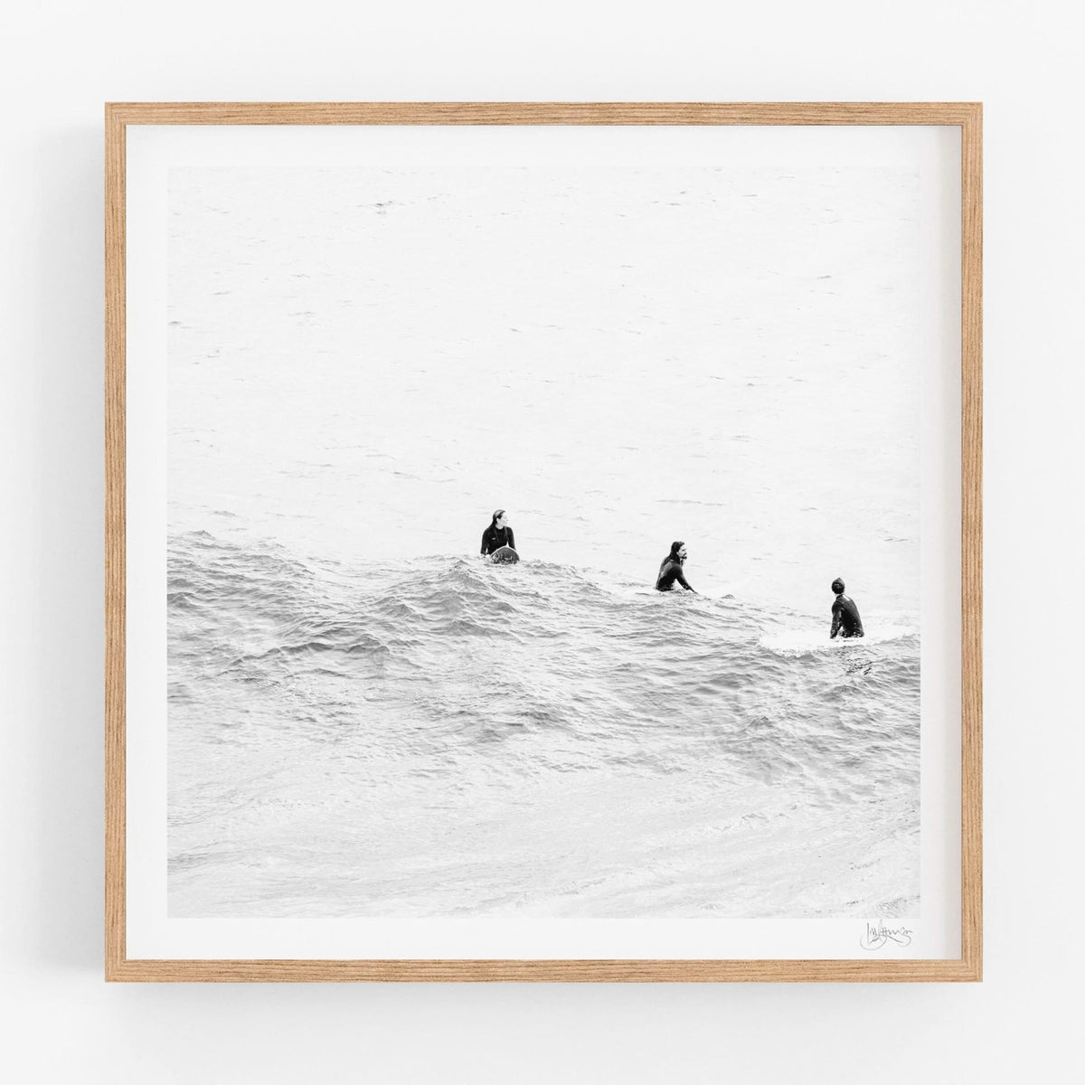 Lisa Atkinson -PANDANUS LOVE   Byron Bay – Noosa - Waiting, The Pass, Byron Bay 2024 (SQ) – Limited Edition Fine Art Print
