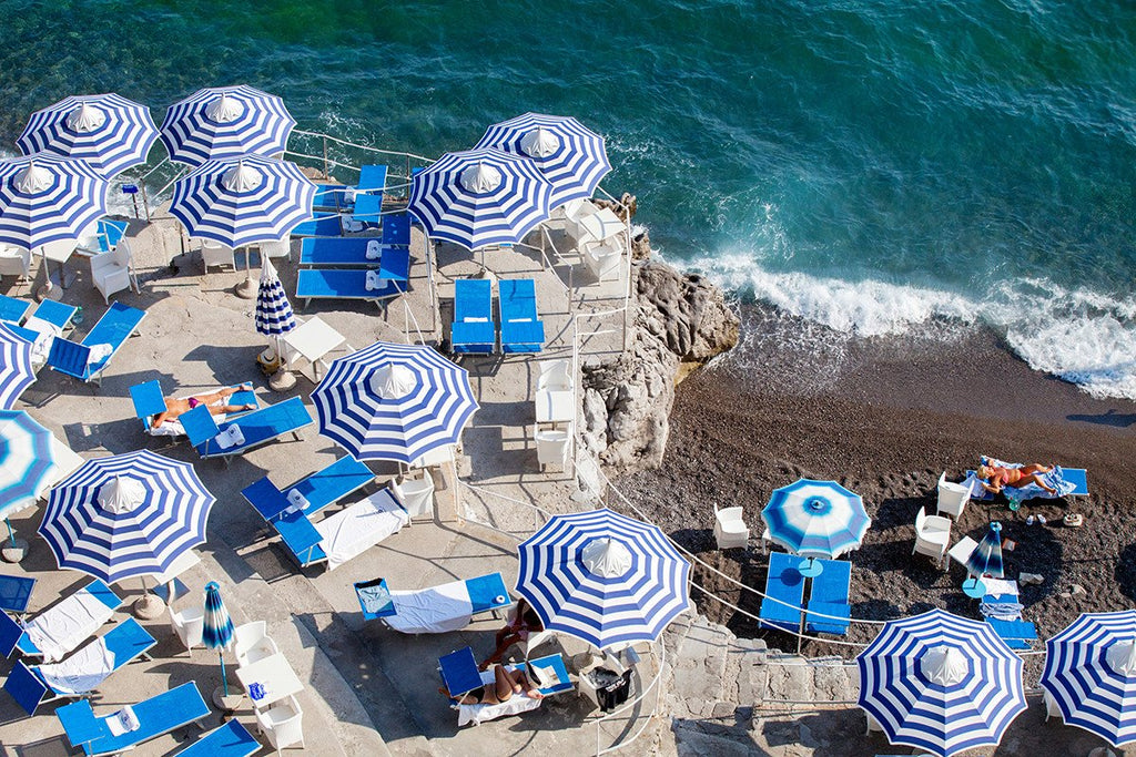 La Scogliera Beach Positano Sunbather - CARLA COULSON