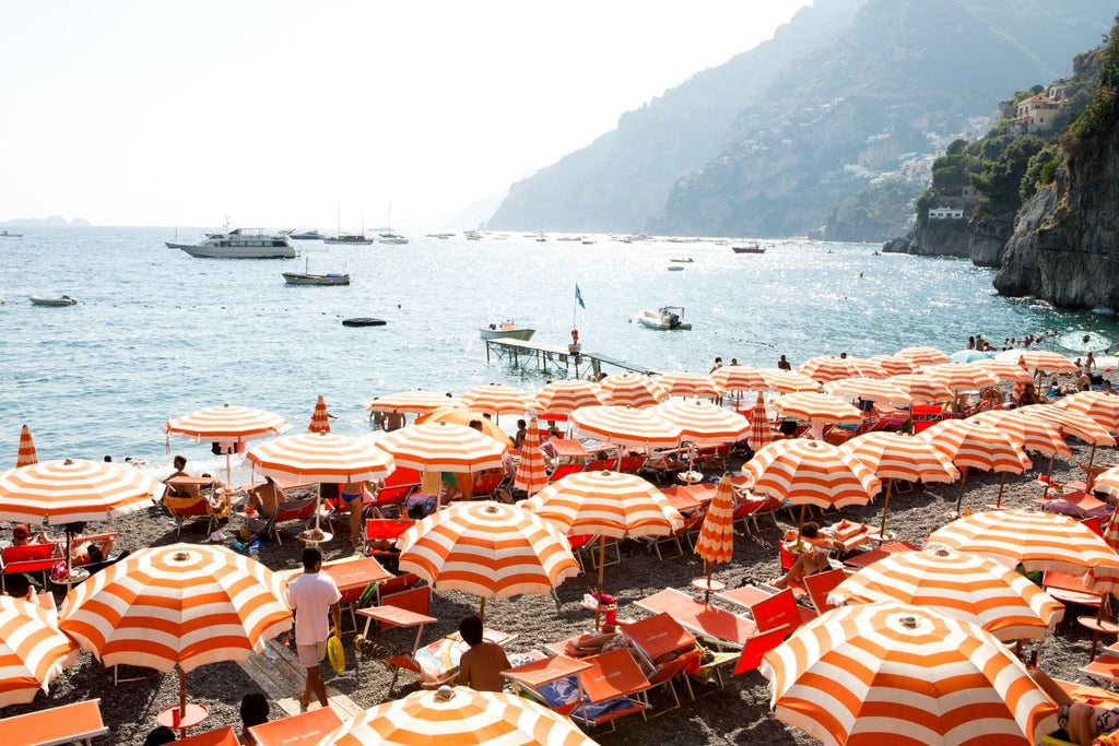 Arienzo Beach Umbrellas - Sassy Orange - CARLA COULSON
