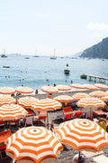 Arienzo Beach - Orange Striped Heart - CARLA COULSON