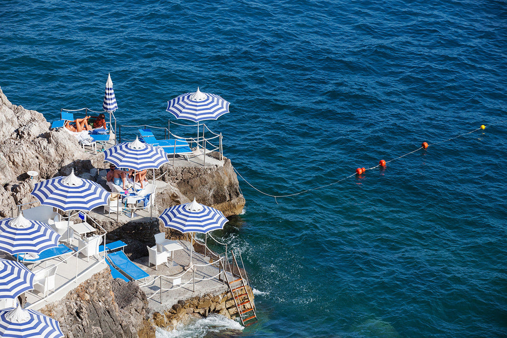La Scogliera Beach Positano Afternoon - CARLA COULSON
